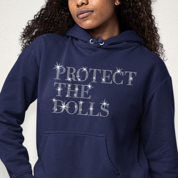 Protect The Dolls Rhinestone T-Shirt, Feminism Equality Shirt, Social Justice Tee, Activist Resist & Protest Apparel, Stylish Unisex Wear