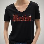 Resist Rhinestone T-Shirt, Social Justice Shirt, Equality Tee, Anti-Fascism Tee, Resistance Shirt for Feminist Liberal Activist Protesters