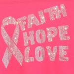 Cancer Awareness Rhinestone T-Shirt, Pink Ribbon Sweatshirt, Cancer/Chemotherapy Warrior Fighters & Survivor Shirt, Gift For Cancer Patients