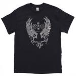 Cute Eagle & Angel Wings with Royal Crown Rhinestone Bling T-Shirt, Women Unique Tee Shirt, Soft-Style Unisex Birthday Apparel