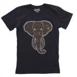 Mandala Style Elephant Rhinestone Bling T-Shirt, Wildlife Lovers Apparel, Zoo Crew Shirt, Safari Animals Tee-Shirt, Funny Mom Gift