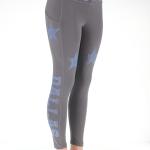 Custom Rhinestone Leggings Active Wear Yoga Pant Women Football Yoga Leggings with side Pocket