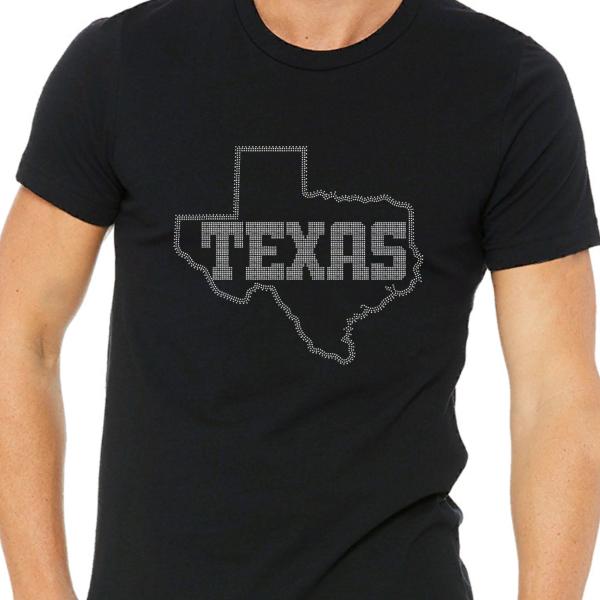 Texas State Rhinestone T-Shirt, Texas Fair Shirt, Texas Shirt, Texan Tee, Texas State Shirt, Texas Lovers Shirt, Texas Shirt, Texas Map Tee