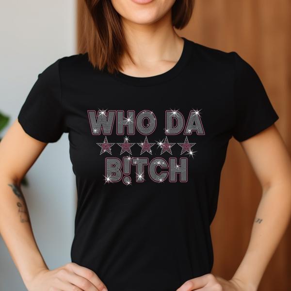 Who The 5 star Rhinestone T-shirt, Nicki Minaj Fan Tee, Hip Hop Shirt, Nicki Minaj concert shirt, That's on My Titties, Ask Lil Wayne Tee