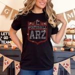 Arizona Rhinestone T-Shirt, Vintage Style Football Game Day Sweatshirt, Sunday Day Football  Fans Shirt, Football Team Tee, Cardinals Gift