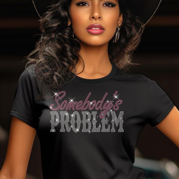 Somebody’s Problem Rhinestone T-Shirt, Morgan Wallen somebody’s problem Sweatshirt, Country Music Shirt, Cowboy Morgan, LongHorn Shirt