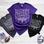 Baltimore Rhinestone T-Shirt, Football Fan Fun Gift, Legend Game Day, Cute Tee-Shirt for Football Champion, Gift for Best Friend