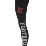 Atlanta Rhinestone Football Leggings, Team Support Leggings, Women's Football Leggings With Side Pocket, Cute Yoga Pants for Game Day