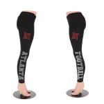Atlanta Rhinestone Football Leggings, Team Support Leggings, Women's Football Leggings With Side Pocket, Cute Yoga Pants for Game Day