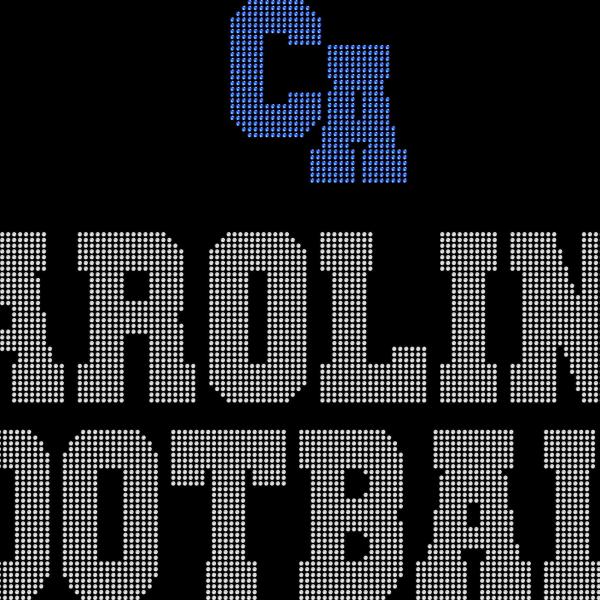 Carolina Rhinestone Football Leggings, Game day Sports Leggings, Active Wear Yoga Pant, Glitter Fan Leggings with Side Pocket  for Ladies