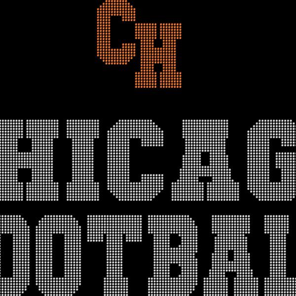 Chicago Rhinestone Football Leggings, Bling Football Fans Leggings, Active Wear Yoga Pant, Game day sports leggings with side Pocket