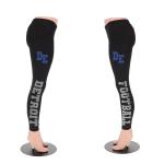 Detroit Rhinestone Football Leggings, Glitter Fan Leggings for Ladies Who Love Bling, Active Wear Yoga Pant, Game day sports leggings