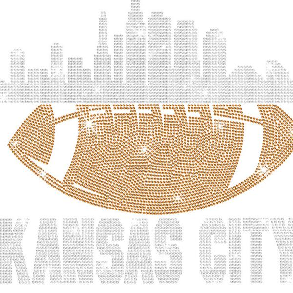 Kansas City  Rhinestone T-Shirt, Sunday Football Game  Unique Fan Shirt,  Game Day Glittering Sport Tee, Sparkling Team Trendy Shirt