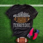 Tennessee Rhinestone T-Shirt, Glittering Game Day Football Fan Shirt, Bling Sparkling Team Tee, Dazzling Eye-Catching Design Tee for Sunday