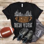 New York Rhinestone T-Shirt, Glittering Sparkling Football Fan Design Tee, Bright Trend Fashion Style Shirt, Gift Dazzling Game Day Shirt