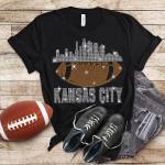 Kansas City  Rhinestone T-Shirt, Sunday Football Game  Unique Fan Shirt,  Game Day Glittering Sport Tee, Sparkling Team Trendy Shirt