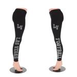 Las Vegas Rhinestone Football Leggings, Sparkling Football Leggings for Women Fans, Active Wear Yoga Pant, Team Glitter Pants Girls Favor