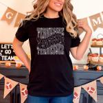 Tennessee Rhinestone T-Shirt, Trendy Eye-Catching Unisex Football Team Fans Shirt for Men and Women, Sunday Game Glittering Tee Shirt