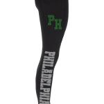 Philadelphia Rhinestone Football Leggings, Bling Football Fan Yoga Leggings, Glitter Sport Pant With Side Pocket, Game day Pant for Ladies