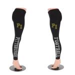 Pittsburgh Rhinestone Football Leggings, Sparkling Sport Fan Leggings, Bling Yoga Pant for Women, Game day Glitter Leggings for Ladies