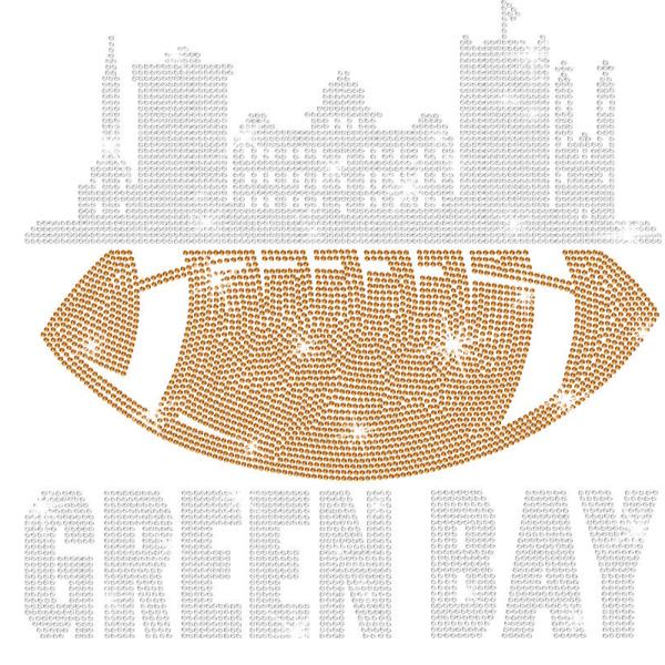 Green Bay Rhinestone T-Shirt,  Football Glittering Fan Design Tee, Sunday Trend Tailgate Party Shirt, Game Day Sparkling Fashion Shirt