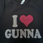 Personalized Rhinestone Sweatshirts, Custom Rhinestone Designs, Bling Bling T-Shirt, Custom Sparkle Long Sleeve, Sparkling Custom Sweaters