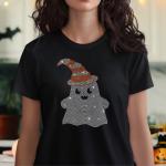 Spooky Ghost Halloween Rhinestone Shirt, Scary Season Vintage Style Shirt, Sarcastic Ghost Tee, Gift For Halloween