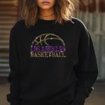 Los Angeles Rhinestone Basketball Shirt, LA Basketball Shirt, Game Day LA Basketball Shirt, LA Basketball Shirt