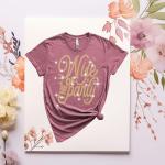 Wife of The Party and The Party Rhinestone T-Shirts, Matching Bridal Squad, Bride & Bridesmaid Shirts, Wedding Gift Sweatshirt for Your Love