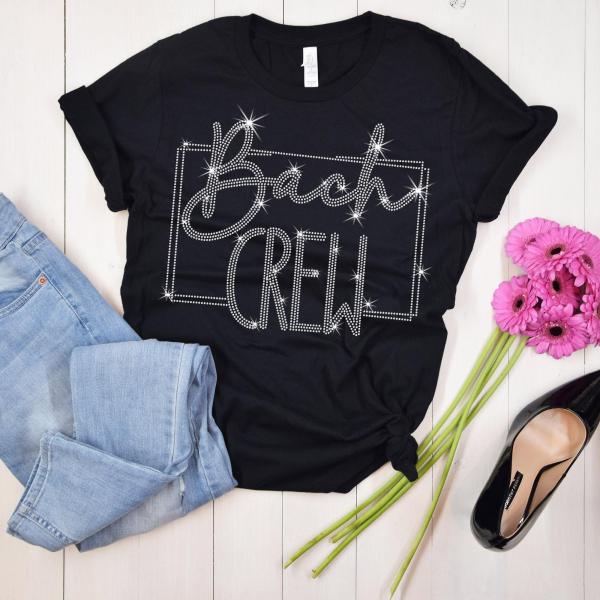 Bride to Be Glittering Rhinestone T-Shirt, Wedding Gift for Bride, Newlywed Honeymoon Present, Unique Bridal Shower Gift for Your Love