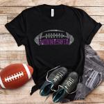 Minnesota Rhinestone T-Shirt, Shiny Glittering Football Shirt, Sport Lover Tee, Groovy Team Fan Shirt,  Game Day Shirt Gift For Him or Her
