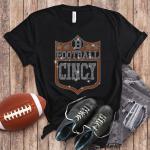 Cincinnati Rhinestone T-Shirt, Football Game Day Apparel, Quality and Durable, Unique and Eye-Catching Shield Tee, Football Lover Tee