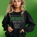 Milwaukee Rhinestone Basketball Shirt, Cute Vintage-Style Retro Basketball Shirt, Game Day Mom Shirt, Basketball Fan Gifts for Boys or Girls