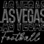 Las Vegas Gameday Sparkling  Rhinestone T-Shirt, Sunday Game Day Football Fans Shirt, Casual Sunday Men and Women Favorite Shirt Gift
