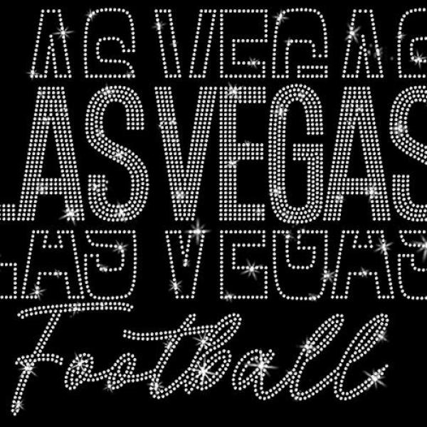 Las Vegas Gameday Sparkling  Rhinestone T-Shirt, Sunday Game Day Football Fans Shirt, Casual Sunday Men and Women Favorite Shirt Gift