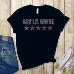 5 Star Rhinestone Concert T-Shirt, Outwear Bling Bling, Hip Hop Soft-Style Cotton Shirt, Unisex Sweatshirt, Music Concert Tour Shirt