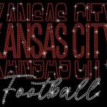 Kansas City Rhinestone Sparkling Gameday T-Shirt, Retro Football Fans Shirt, Gameday Gift for Sports Lovers, Comfort Colors Tailgate Shirt