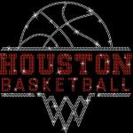 Houston Basketball Sports Team Retro Rhinestone T-Shirt, Athletic Sportswear Gift For Fans, Unisex Sports Tee, Sweatshirt for Champion Teams