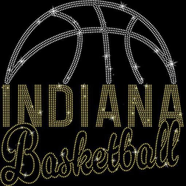 Indiana Basketball Game Day Rhinestone T-Shirt, Women's Sports Shirt, Retro Unisex Youth and Adult Fan Shirt, Championship Game Day Shirt