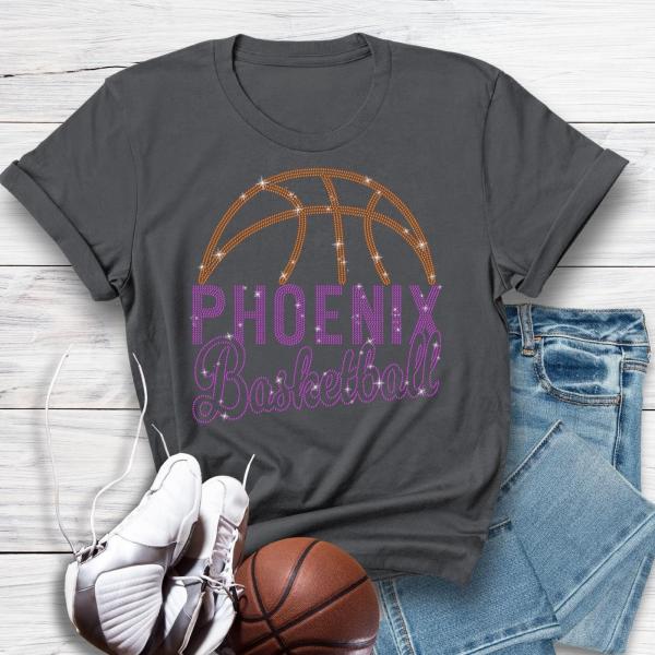 Arizona Basketball Game Day Rhinestone T-Shirt, Sports Fan Cheer Matching Shirt, Best Fathers Day Shirt Gift Ever, Perfect Mascot Shirt