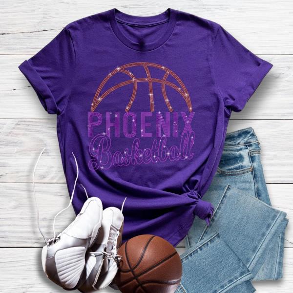Arizona Basketball Game Day Rhinestone T-Shirt, Sports Fan Cheer Matching Shirt, Best Fathers Day Shirt Gift Ever, Perfect Mascot Shirt
