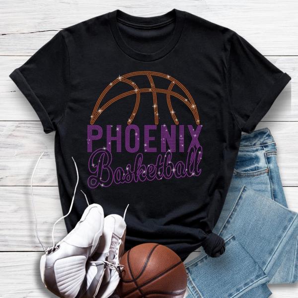Arizona Basketball Game Day Rhinestone T-Shirt, Sports Fan Cheer Matching Shirt, Best Fathers Day Shirt Gift Ever, Perfect Mascot Shirt
