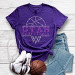 Utah Basketball Sports Team Rhinestone T-Shirt, Fans Game Day Cheering Shirt, Best Shirt Gift Ever for Sports Mom or Dad