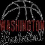 Washington Basketball Game Day Rhinestone T-Shirt, Champion Product Sweatshirt, Basketball Athletic Apparel, Basketball Lovers Gift