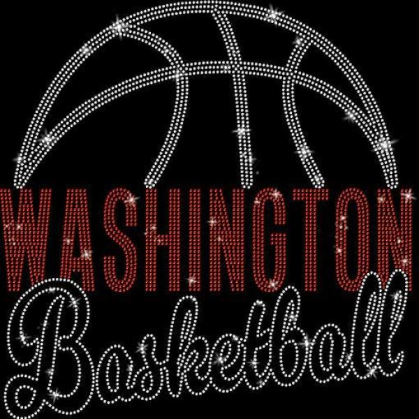 Washington Basketball Game Day Rhinestone T-Shirt, Champion Product Sweatshirt, Basketball Athletic Apparel, Basketball Lovers Gift