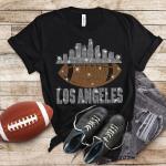 Los Angeles Rhinestone T-Shirt, Football Chic Glittering Fan Shirt, Game Day Bright Trend Shirt, Eye-Catching Dazzling Game Design Tee