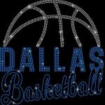 Dallas Basketball Game Day Rhinestone T-Shirt, Sports Team Fans Unisex Tee, Strong Printed High Quality Shirt, Team Spirit Gift Shirt