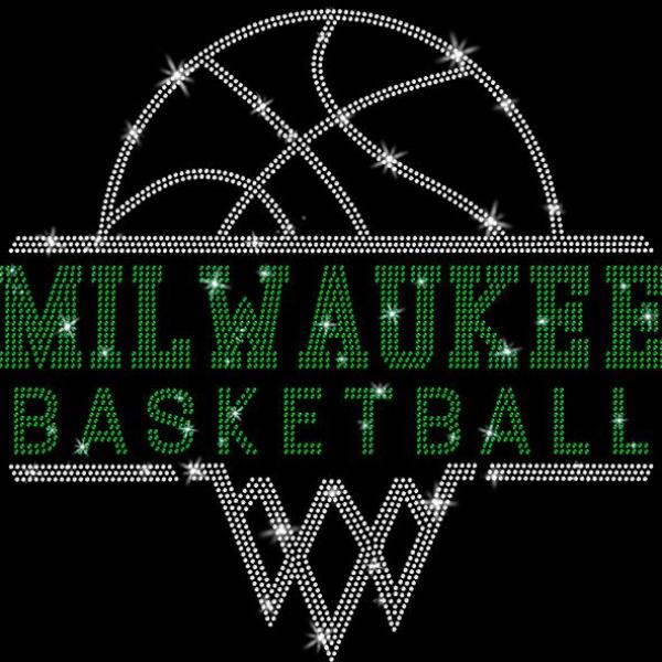 Milwaukee Basketball Sports Team Rhinestone T-Shirt, Premium Design Quality Shirt, Fans Unisex Sweatshirt, Special Edition Game Day Mom Tee