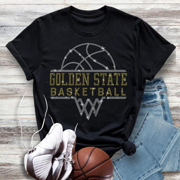 San Francisco Basketball Sports Team Retro Rhinestone T-Shirt, Basketball Mom Gift, Basketball Team Gameday Hoodie, Premium Unisex Shirt