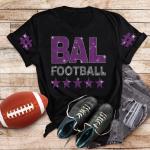 Baltimore Rhinestone Shirt, Baltimore Game Day Shirt, Football Season Vibe Shirt, Ball Tailgate Fan Shirt, Baltimore Gift for her